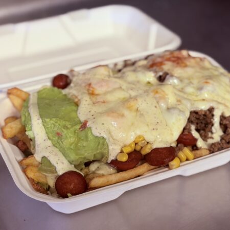 BOEUF - SALCHIPAPAS Spécialité d'amérique latine